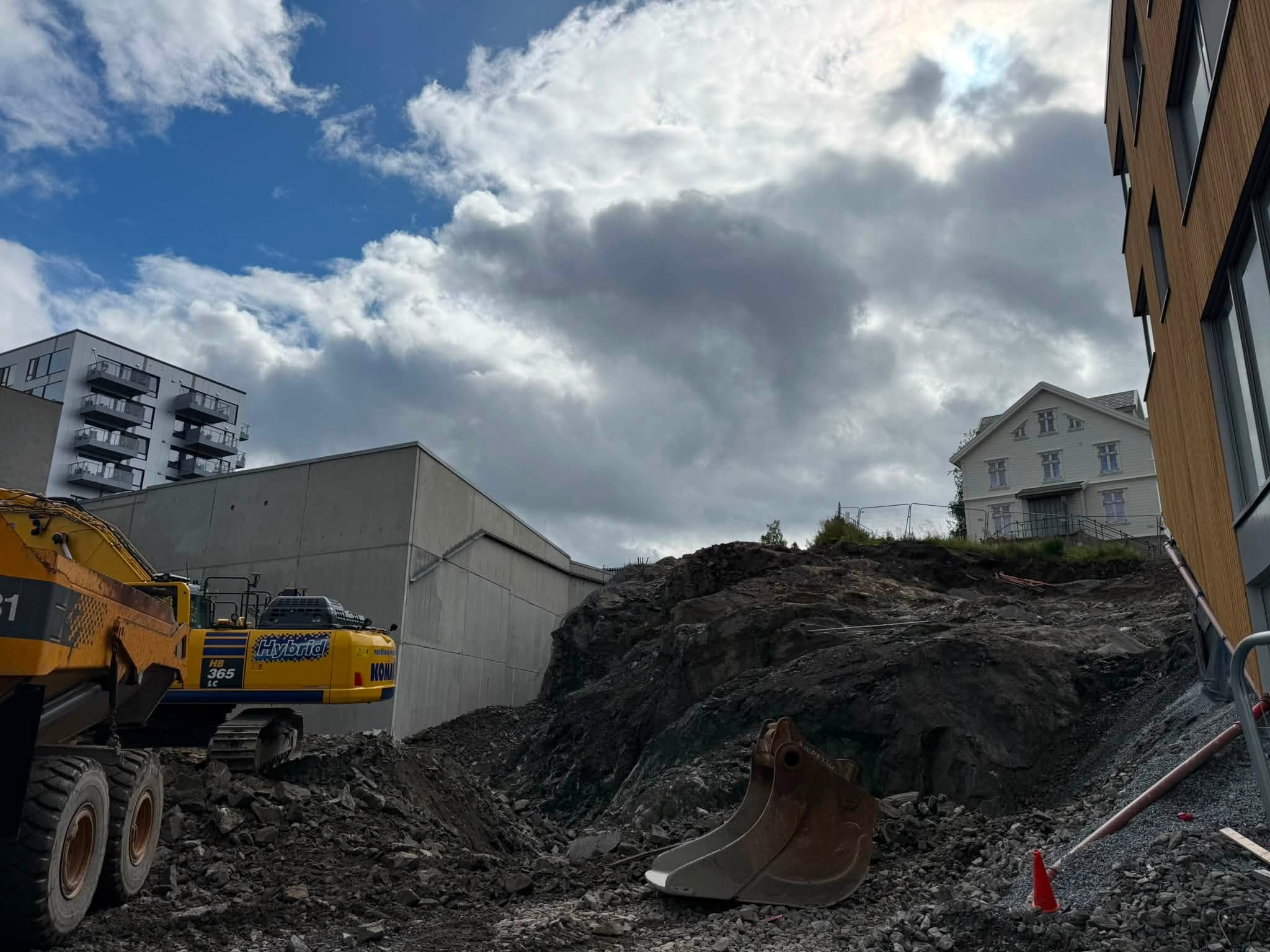 Maskinpark i arbeid
